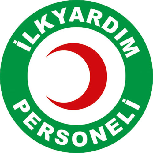 İlk Yardım Personeli uyarı levhası