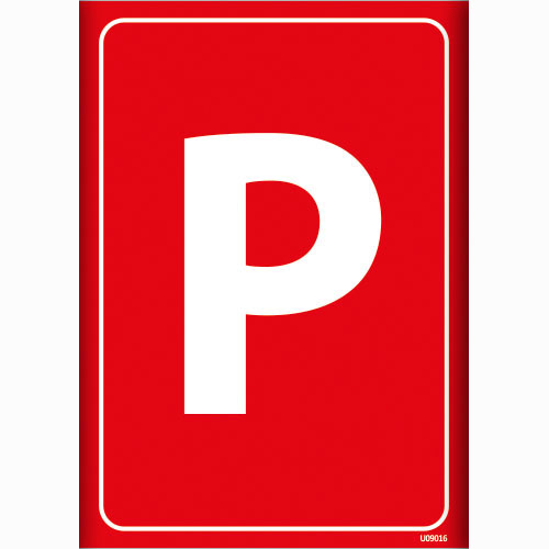 P Depolama İşareti uyarı levhası