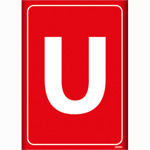 U Depolama İşareti uyarı levhası