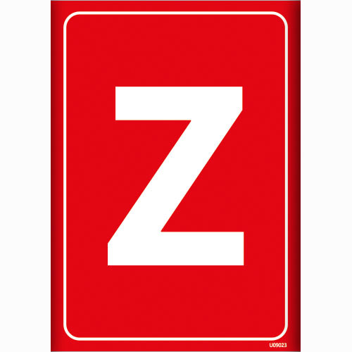 Z Depolama İşareti uyarı levhası