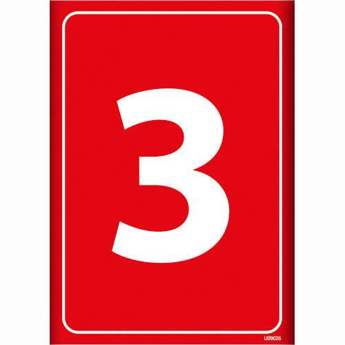 3 Depolama İşareti uyarı levhası