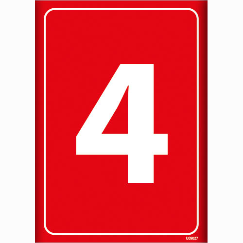 4 Depolama İşareti uyarı levhası