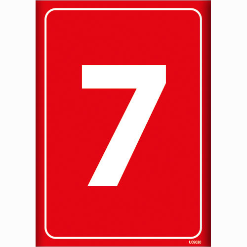 7 Depolama İşareti uyarı levhası