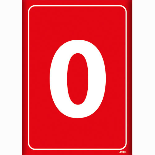 0 Depolama İşareti uyarı levhası