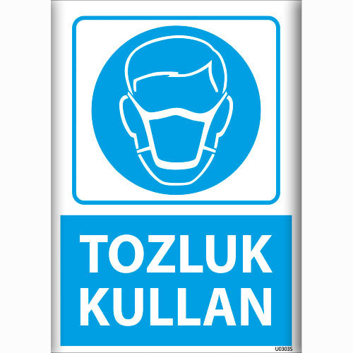 Tozluk Kullan uyarı levhası
