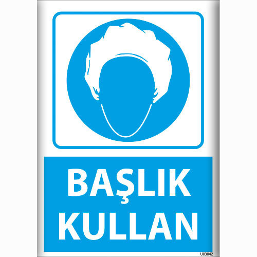 Başlık Kullan uyarı levhası