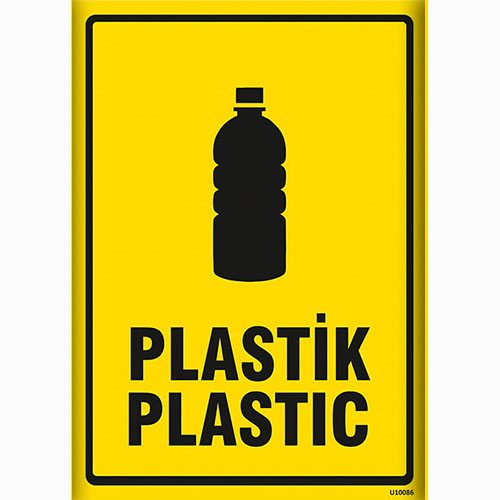 Plastik Plastic uyarı levhası