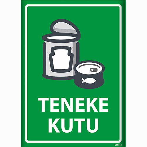 Teneke Kutu uyarı levhası
