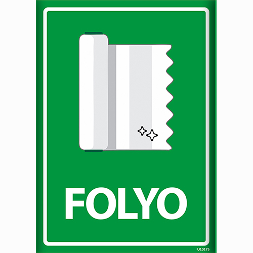Folyo uyarı levhası