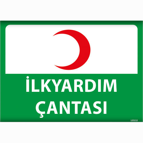 İlkyardım Çantası uyarı levhası