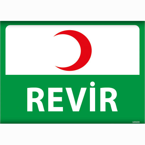Revir uyarı levhası