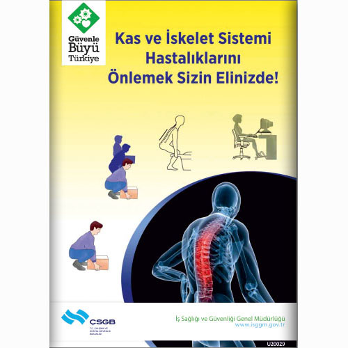 Kas ve İskelet Sistemi Hastalıklarını vb. uyarı levhası