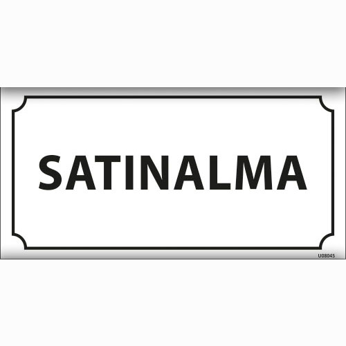 Satınalma uyarı levhası