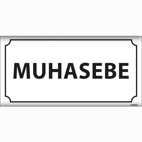 Muhasebe uyarı levhası