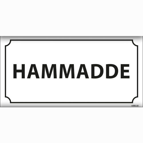Hammadde uyarı levhası