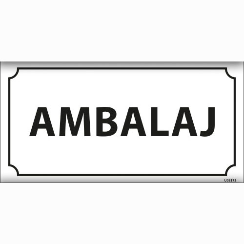 Ambalaj uyarı levhası