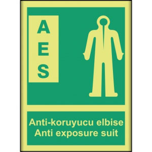 Anti Koruyucu Elbise İş Güvenliği Levhaları Imo345 uyarı levhası