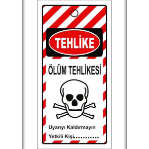 Elektrik Ölüm Tehlikesi Uyarıyı Kaldırmayın uyarı levhası