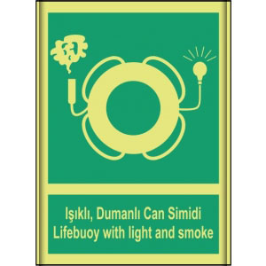 Isikli Dumanli Can Simidi Fosforlu Can Simidi Levhaları Imo310 uyarı levhası