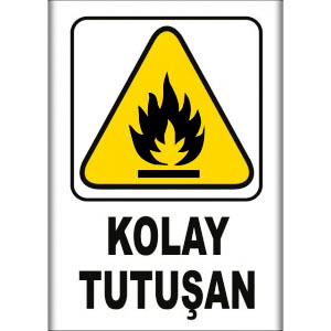 Kolay Tutusan Uyarı Levhaları uyarı levhası