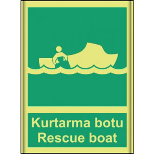 Kurtarma Botu IMO Cizimleri Imo302 uyarı levhası