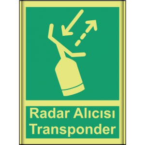 Radar Alicisi Gemi Güvenlik Levhaları Imo316 uyarı levhası