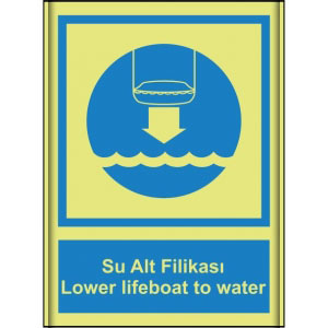Su Alti Filikasi IMO Uyarı Levhaları Imo204 uyarı levhası