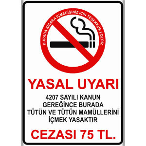 Yen uyarı levhası