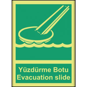 Yuzdurme Botu Isaret Levhaları Imo306 uyarı levhası