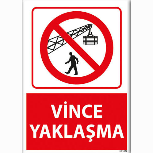 Vince Yaklaşma uyarı levhası